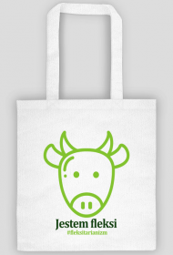 Torba biała Jestem fleksi