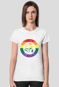 T-shirt damski - logo LGBTQ+ Florence + The Machine Fan Club PL