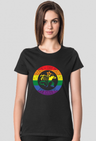 T-shirt damski czarny - logo LGBTQ+ Florence + The Machine Fan Club PL