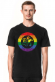 T-shirt męski czarny - logo LGBTQ+ Florence + The Machine Fan Club PL
