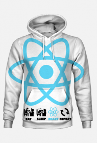 React.js Hoodie Fullprint