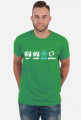 React.js Eat Sleep Repeat T-Shirt Dark