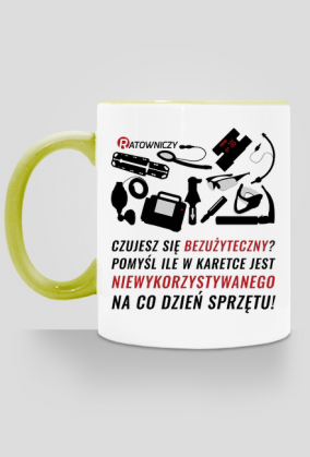 Sprzet w karetce - kubek
