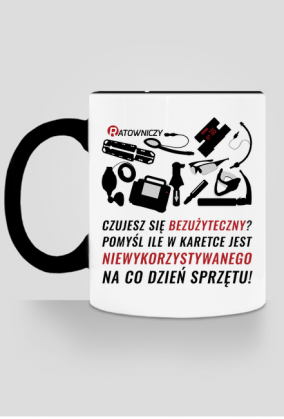 Sprzet w karetce - kubek