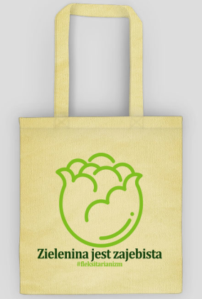 Torba beżowa Zielenina jest zajebista
