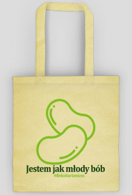 Torba beżowa Jestem jak młody bób
