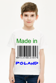 Koszulka z nadrukiem "Made in Poland"