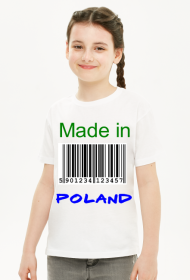 Koszulka z nadrukiem "Made in Poland"