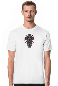 T-shirt męski WILK biały