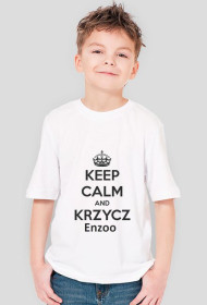 Keep Calm And Krzycz Enzoo Dziecięca Chłopiec Jeden Kolor
