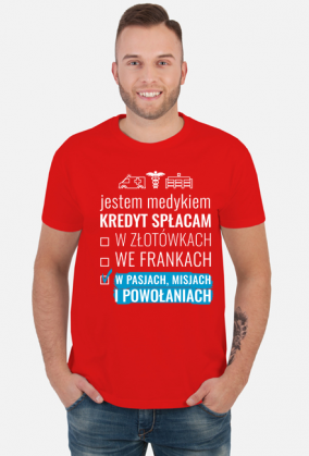 Kredyt medyka - koszulka meska