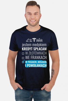 Kredyt medyka - koszulka meska