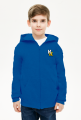 BASIC ► Hoodie dziecięca rozpinana (wzór z tyłu)