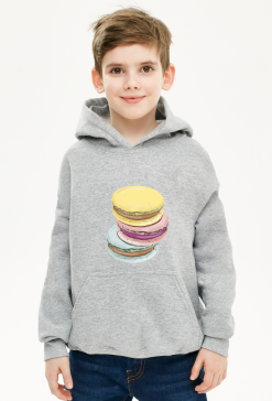 Bluza z kapturem w makaroniki