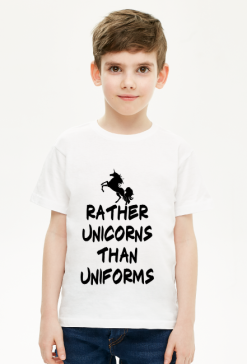 T-shirt dziecięcy, kolor, Unicorns 3