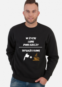 Koszulka" W życiu lubię, dwie rzeczy- tatuaże i kawę"