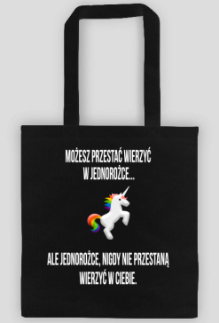 Torba, czarna, Unicorns 5