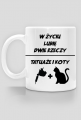 Kubek" W życiu lubię, dwie rzeczy- tatuaże i koty"