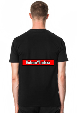 Koszulka męska z napisem HubsonYTpolska!