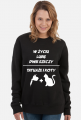 Bluza" W życiu lubię, dwie rzeczy- tatuaże i koty"