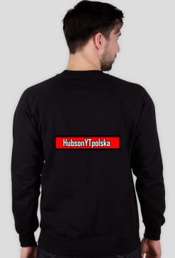 Bluza męska z napisem HubsonYTpolska!