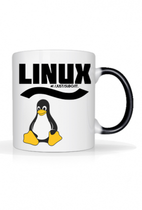 Linux Hashbang Mug Black