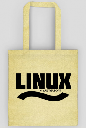 Linux Hashbang+Penguin Ecobag