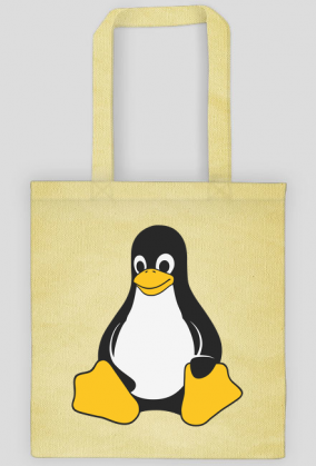 Linux Hashbang+Penguin Ecobag