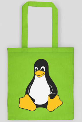 Linux Hashbang+Penguin Ecobag