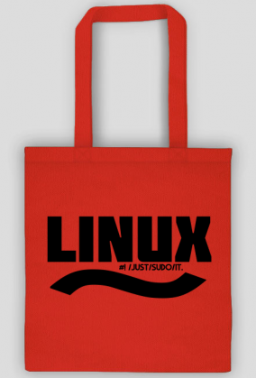 Linux Hashbang+Penguin Ecobag