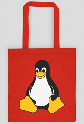 Linux Hashbang+Penguin Ecobag