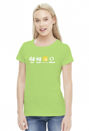 JavaScript Repeat Female T-Shirt