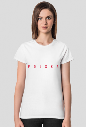 POLSKA - damska, czerwona