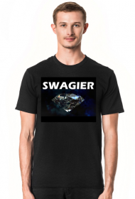 SWAGier / koszulka czarna