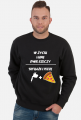 Bluza" W życiu lubię, dwie rzeczy- tatuaże i pizzę"