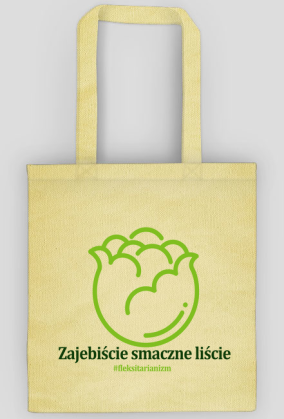 Torba beżowa Zajebiście smaczne liście