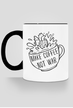 Coffe not war B&W