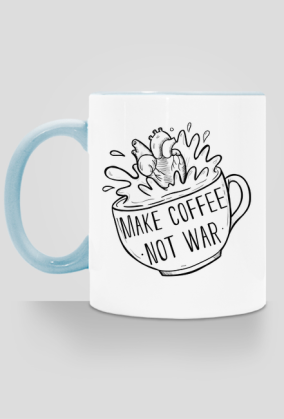 Coffe not war B&W