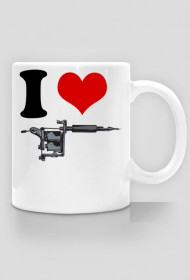 I Love Ink - Biały Kubek