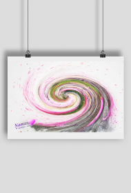 Plakat "W zgodzie z naturą - Namaste"