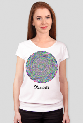Koszulka "Tęczowe koło - Namaste"