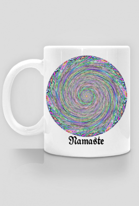 Kubek "Tęczowe koło - Namaste"