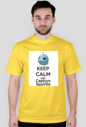 Keep Calm And Capture Squirtle Męska
