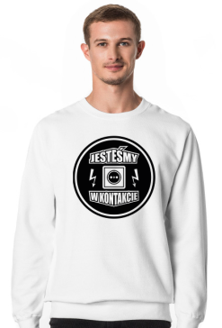 Bluza męska jasna - Jesteśmy w kontakcie