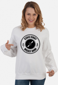Bluza damska jasna - Czuję iskry między nami