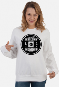 Bluza damska jasna - Jesteśmy w kontakcie