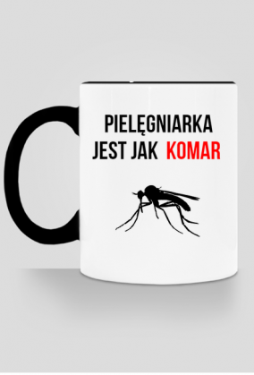 Kubek pielęgniarka jest jak komar 2