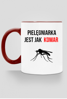 Kubek pielęgniarka jest jak komar 2