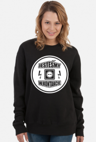 Bluza damska ciemna - Jesteśmy w kontakcie