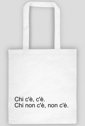 Chi c'è, c'è. Torba biała